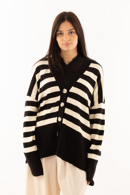 Cardigan rigato Articolo mi1967