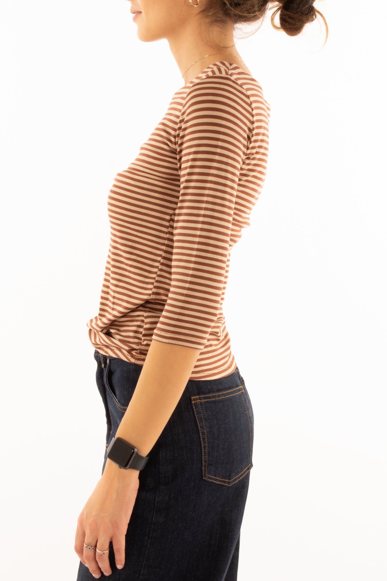 Maglia rigata Miamata - Moro