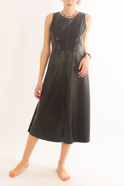 Abito da donna in ecopelle Miamata - Nero