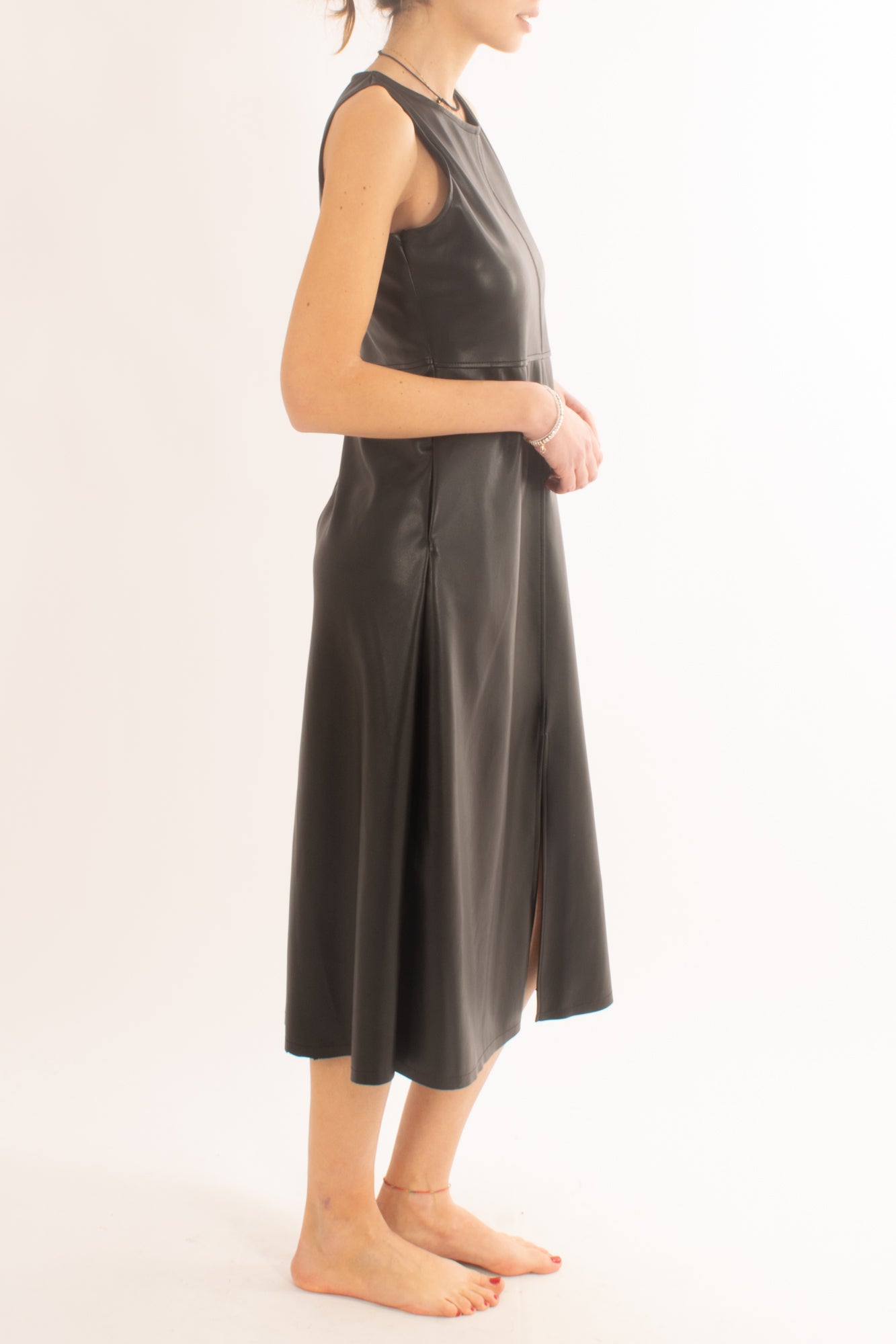 Abito da donna in ecopelle Miamata - Nero
