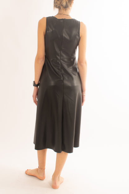 Abito da donna in ecopelle Miamata - Nero