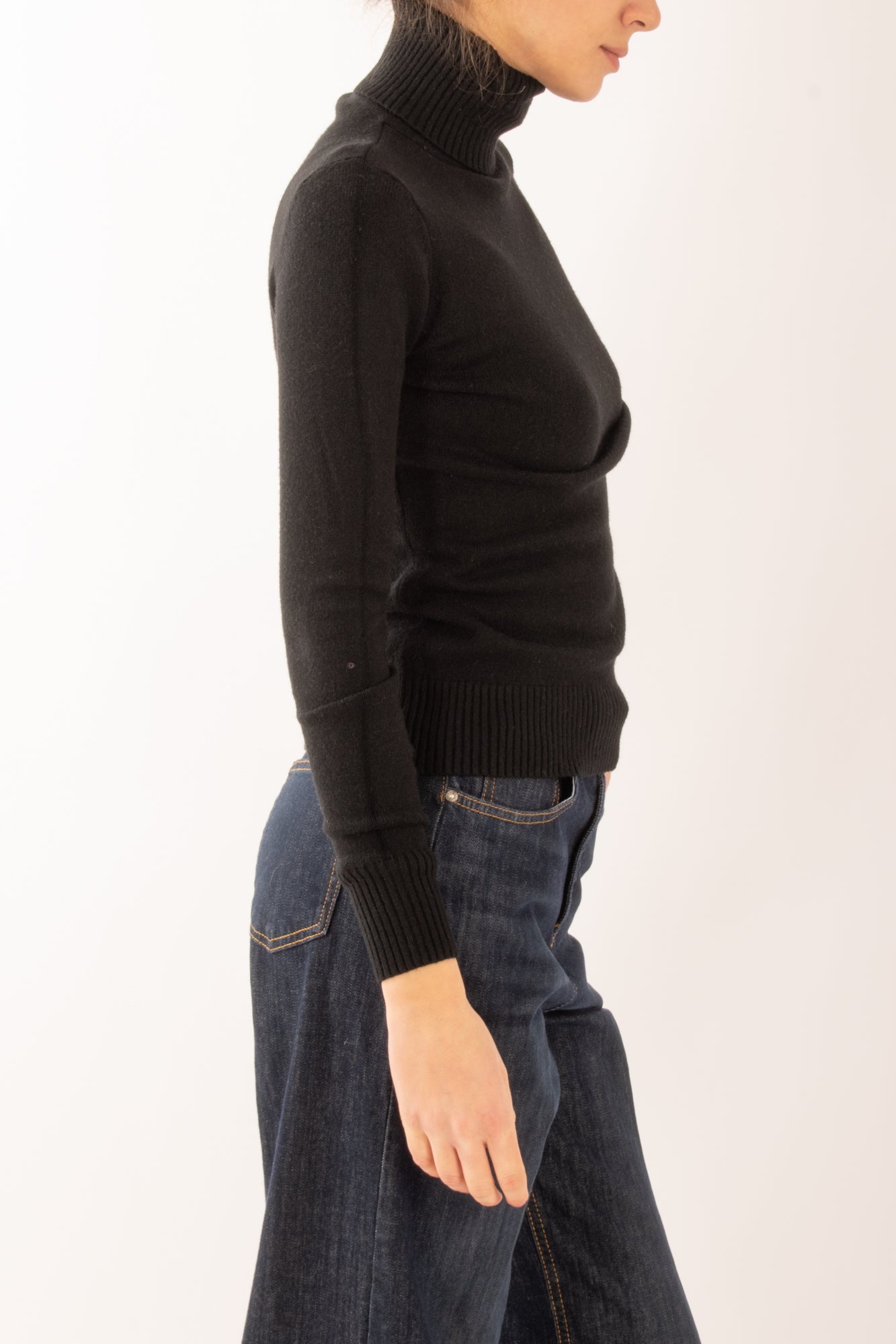 Maglione dolcevita Miamata - Nero