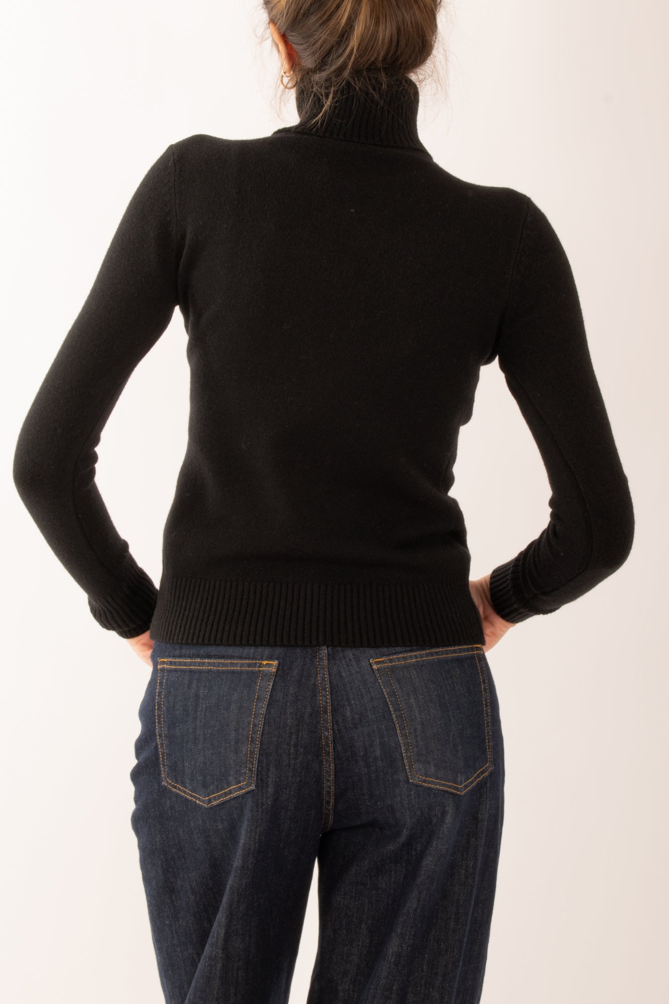 Maglione dolcevita Miamata - Nero