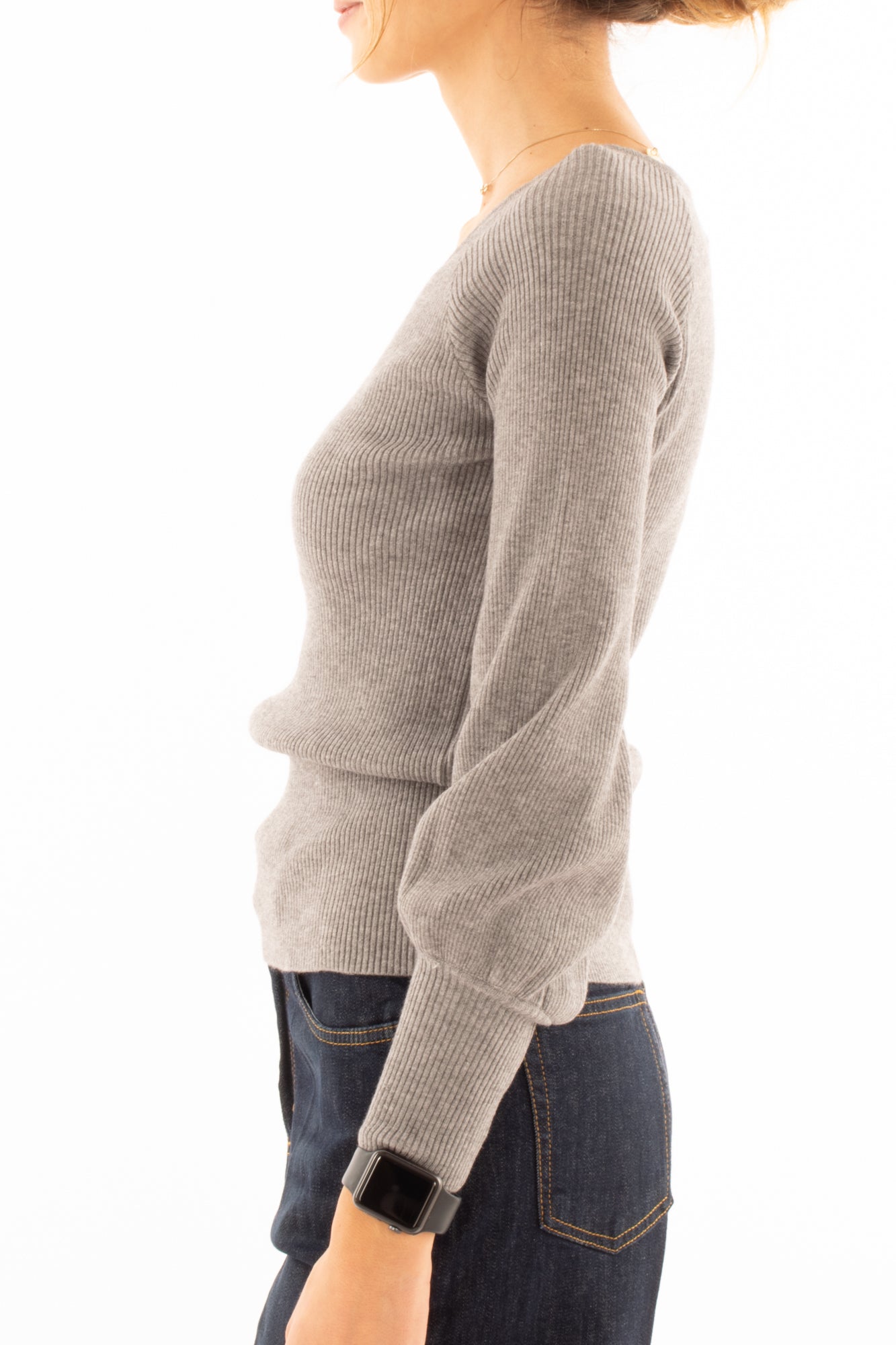 Maglia a costine a v Miamata -