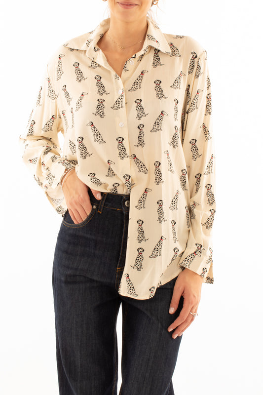 Camicia con dalmata Miamata - Sabbia