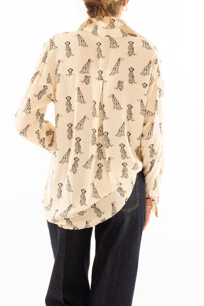 Camicia con dalmata Miamata - Sabbia