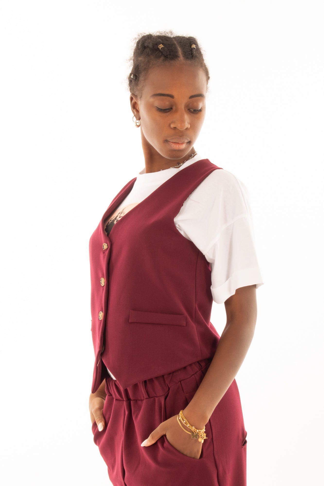 Gilet con taschine Articolo mif42