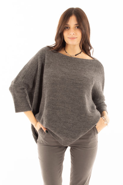 Maglione taglio dritto Motel - Grigio