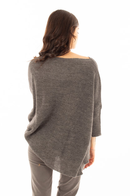 Maglione taglio dritto Motel - Grigio
