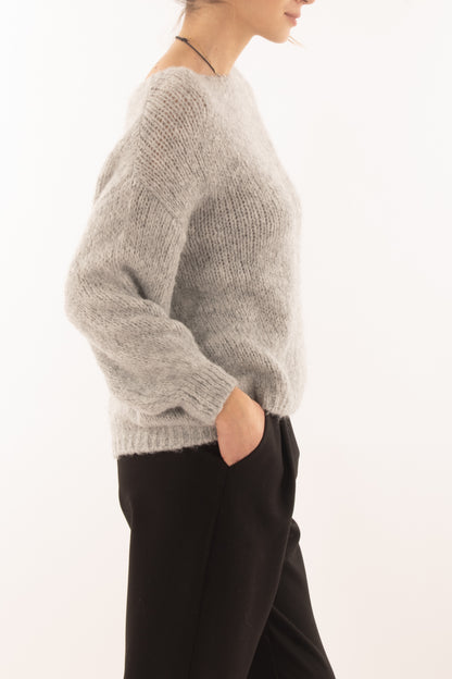 Maglione con stella Motel - Grigio