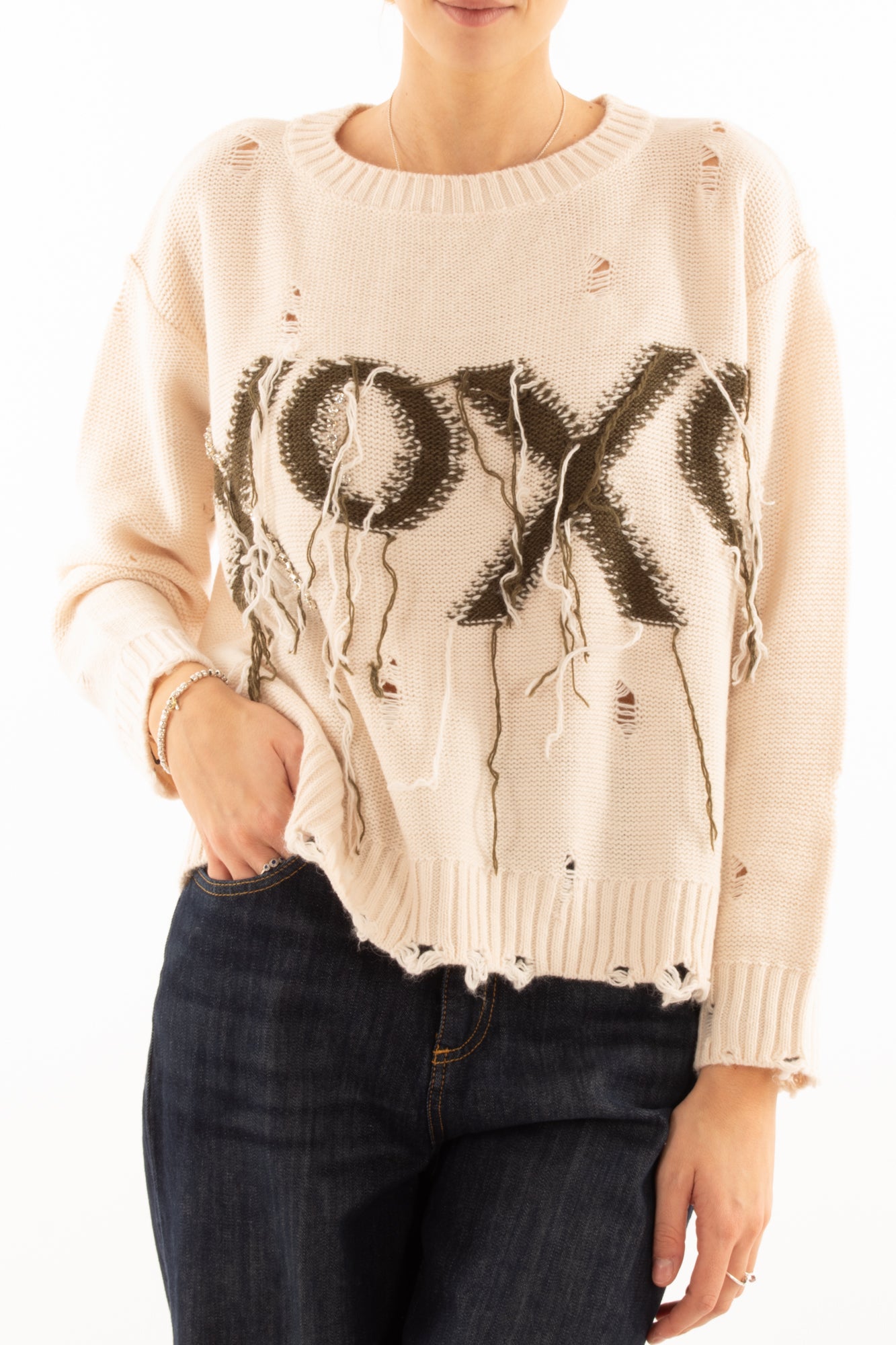 Maglione con scritte x Motel - Pasta