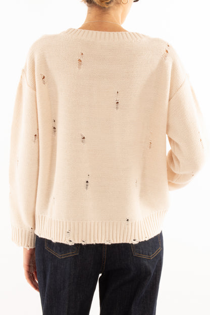 Maglione con scritte x Motel - Pasta