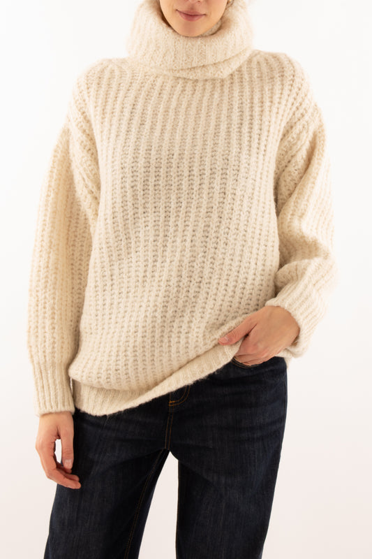 Maglione con collone dolcevita