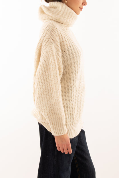 Maglione con collone dolcevita
