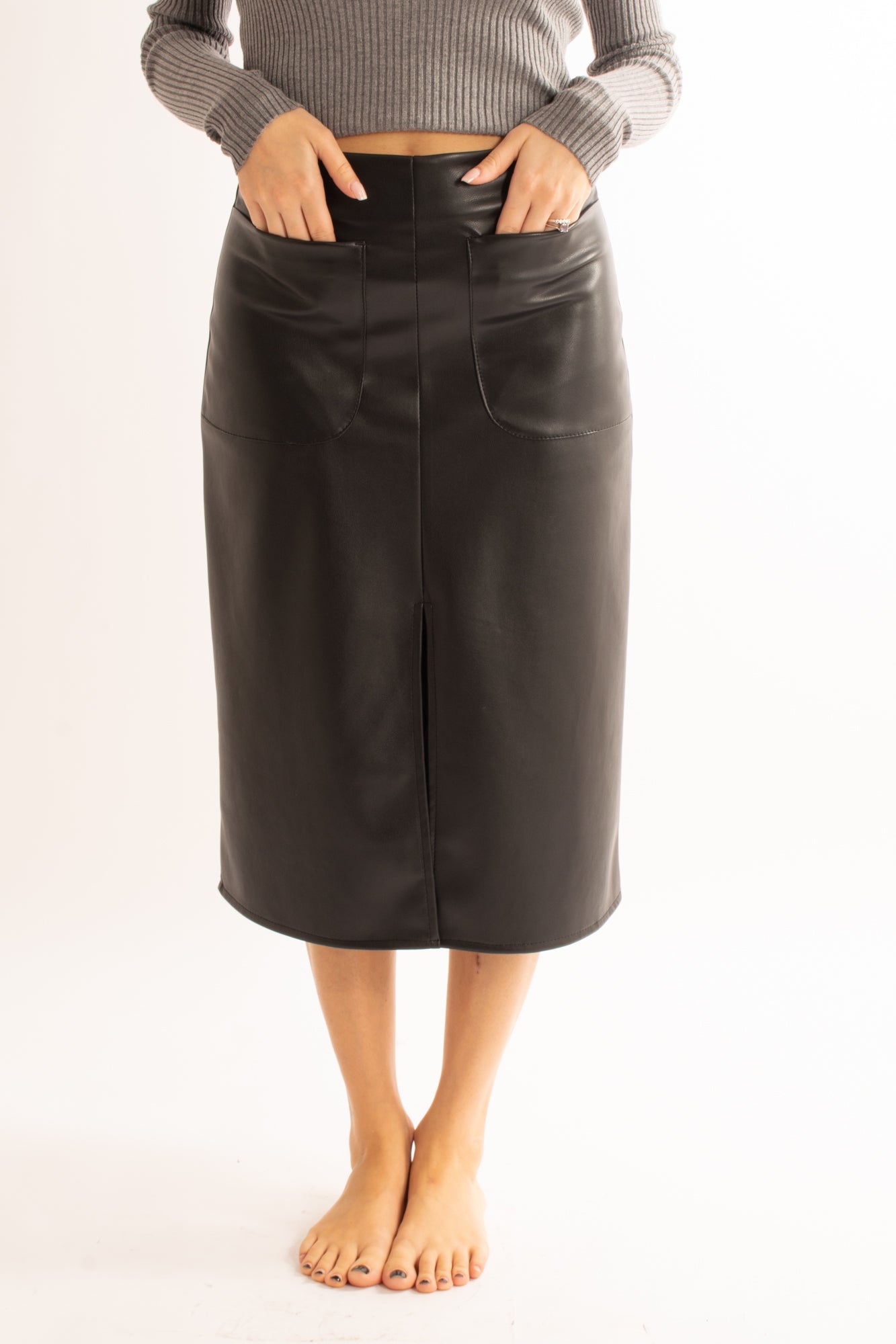 Gonna longhette eco Motel - Nero