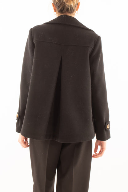 Giaccone a trapezio Motel - Nero