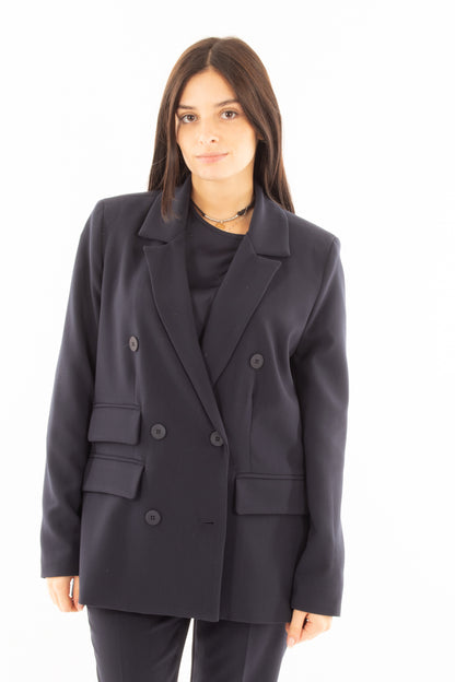 Giacca doppio petto over Motel - Blu