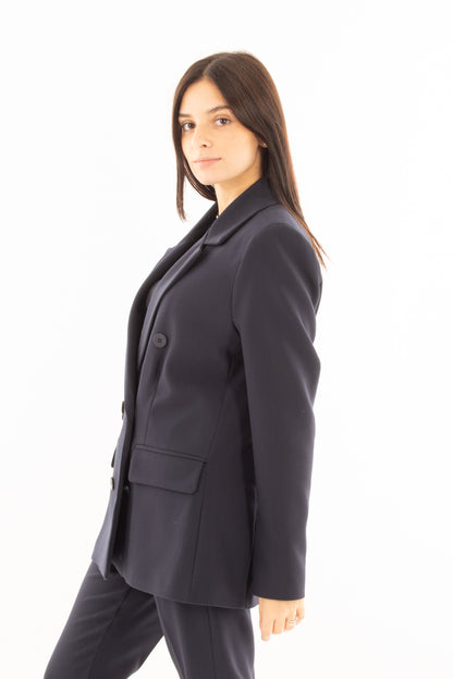 Giacca doppio petto over Motel - Blu