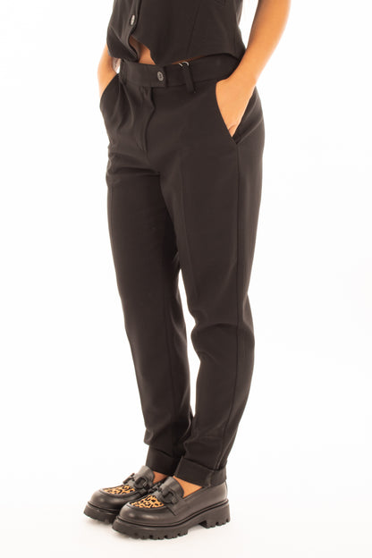 Pantalone sigaretta Motel- Nero