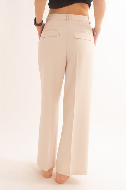 Pantalone a palazzo da donna Motel - Panna