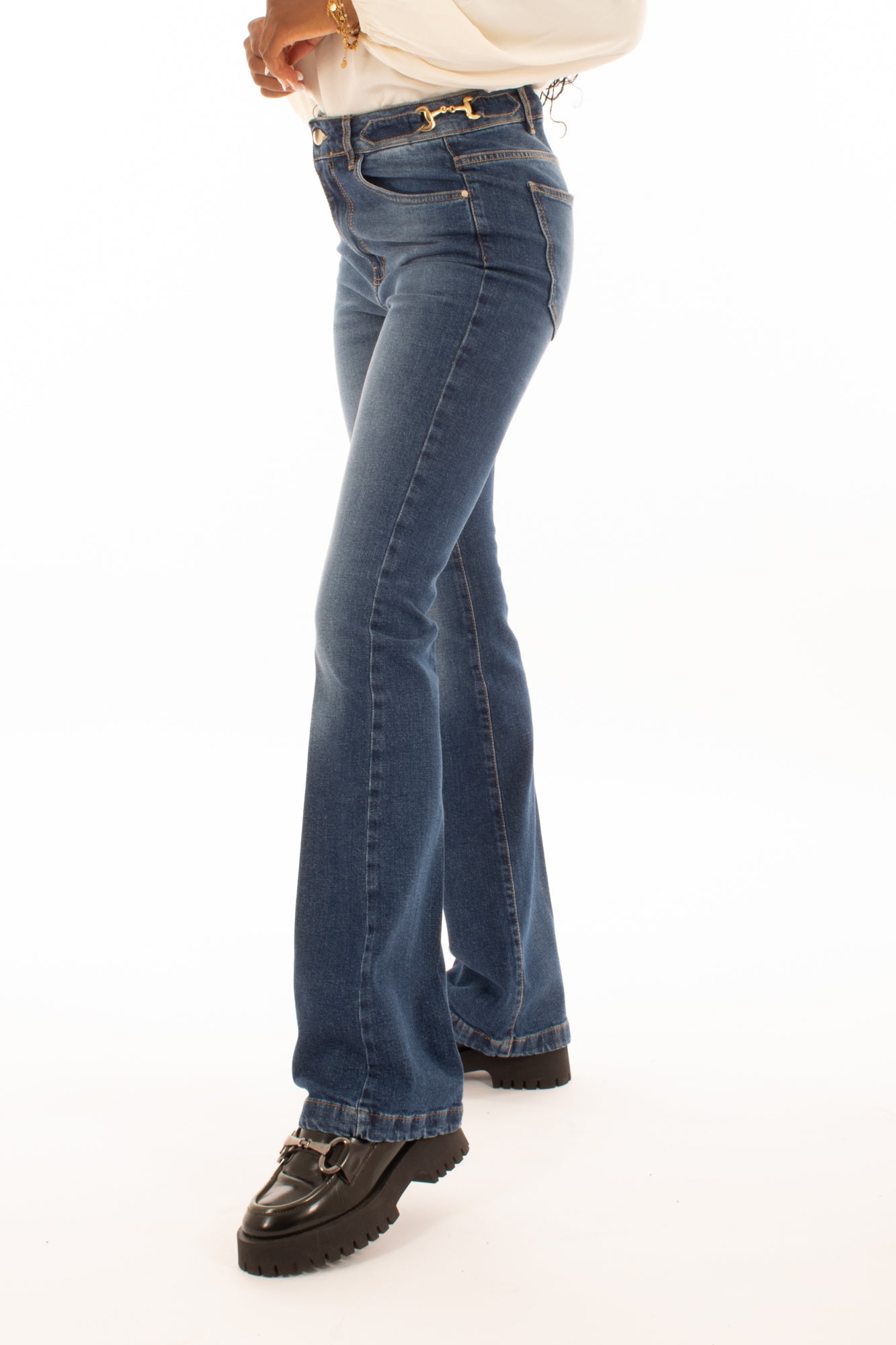 Jeans zampetta Motel- Denim