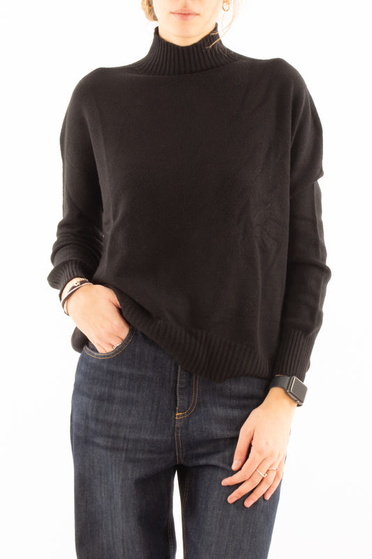 Maglione a lupetto Motel - Nero