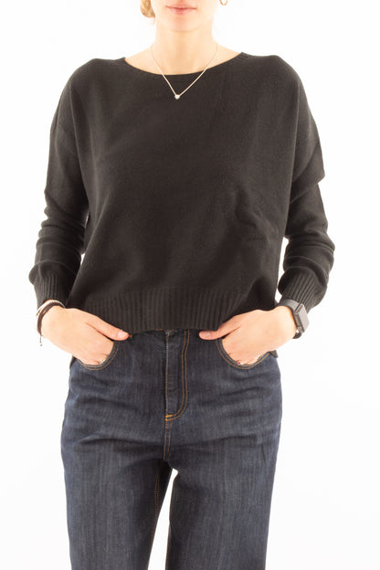 Maglione a scatoletta Motel - Nero