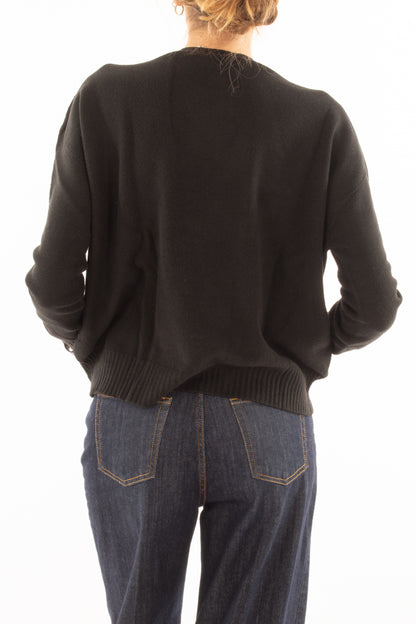 Maglione a scatoletta Motel - Nero