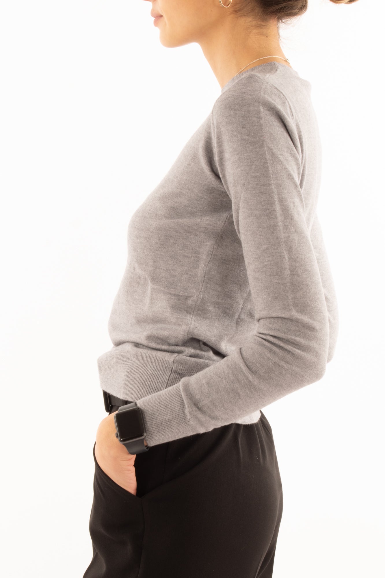 Maglione girocollo Motel - Grigio