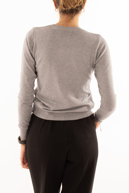 Maglione girocollo Motel - Grigio