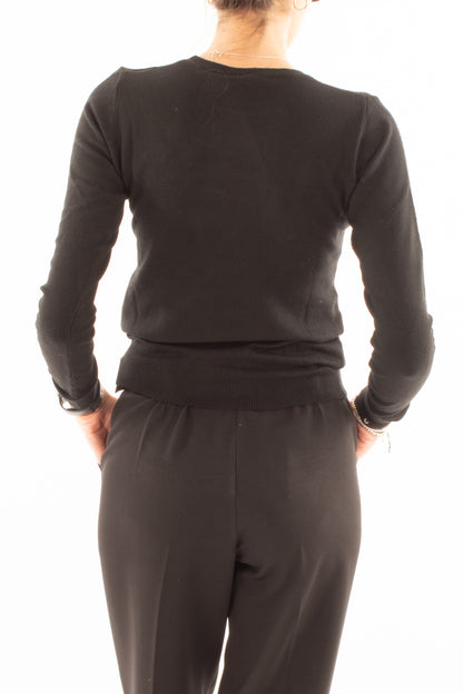 Maglione girocollo Motel - Nero