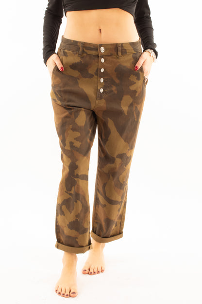 Pantalone camouflace Motel - Militare