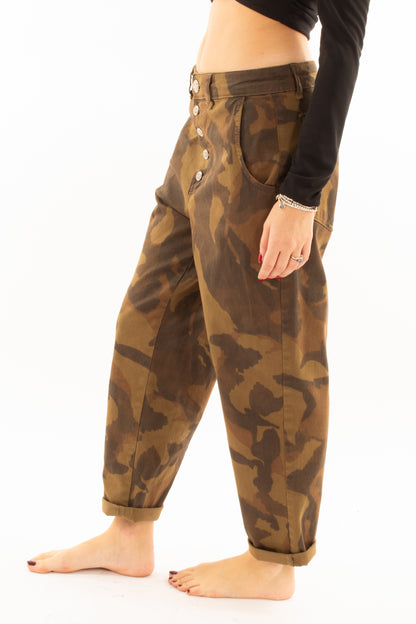 Pantalone camouflace Motel - Militare