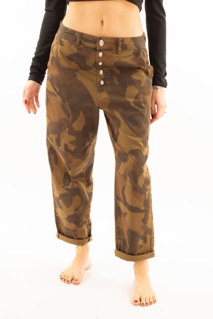 Pantalone camouflace Motel - Militare