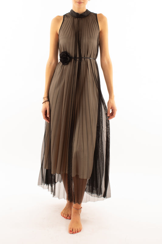 Abito lungo in tulle Motel - Nero