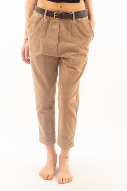 Pantalone di velluto Motel - Argilla