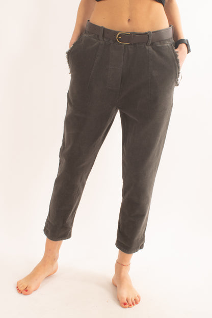 Pantalone di velluto Motel - Grigio