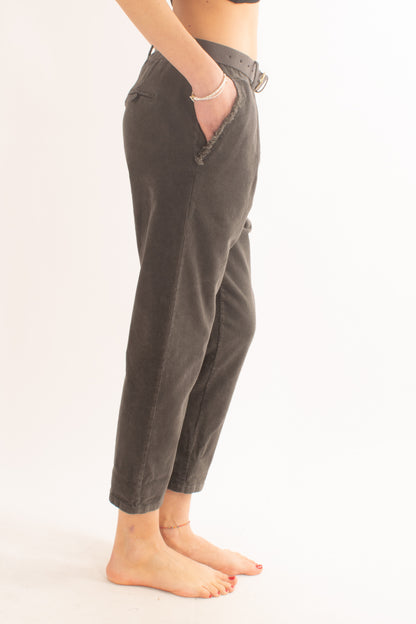 Pantalone di velluto Motel - Grigio