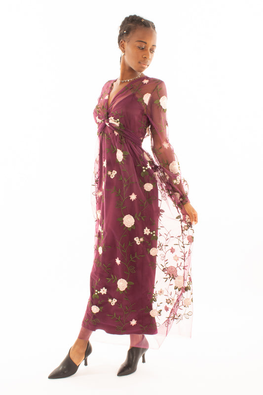 Abito in tulle Motel - Vino