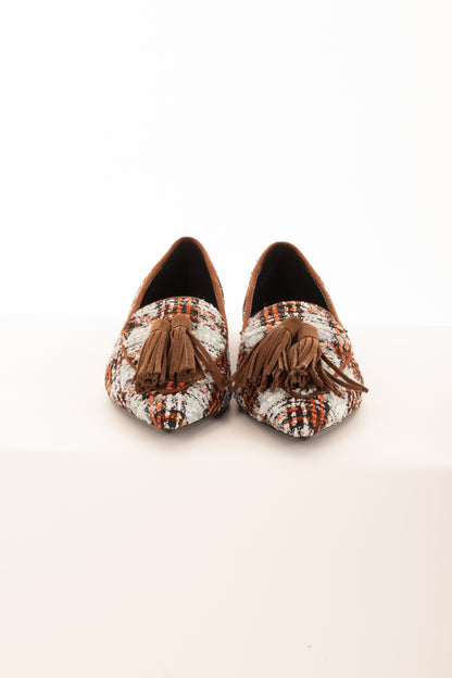 Mocassino a punta Ovye' -Azzurro