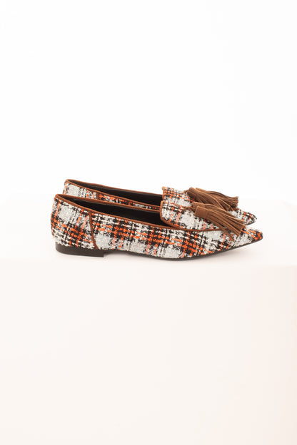 Mocassino a punta Ovye' -Azzurro