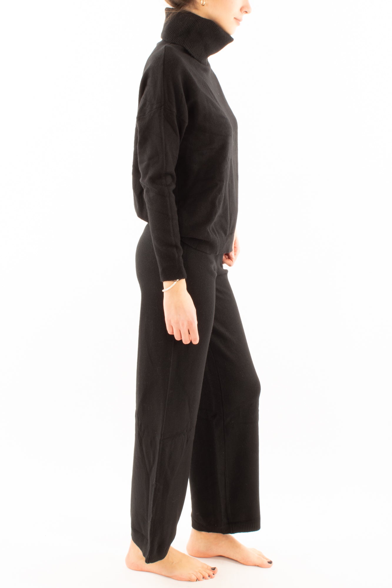 Maglia + pantalone Susy mix - Nero