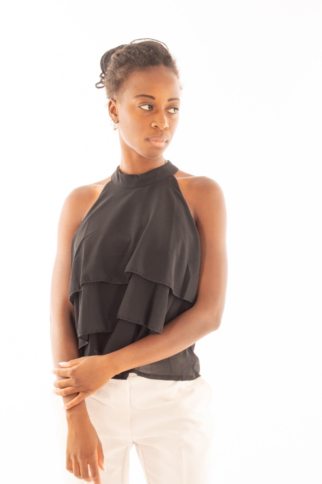 Smanicato con balze Articolo 23388