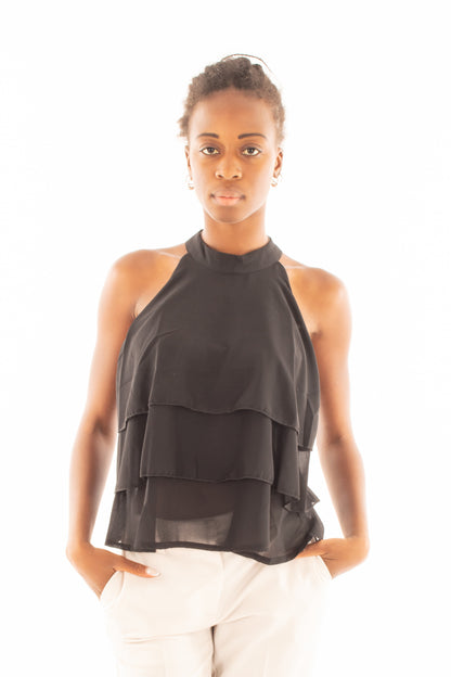 Smanicato con balze Articolo 23388