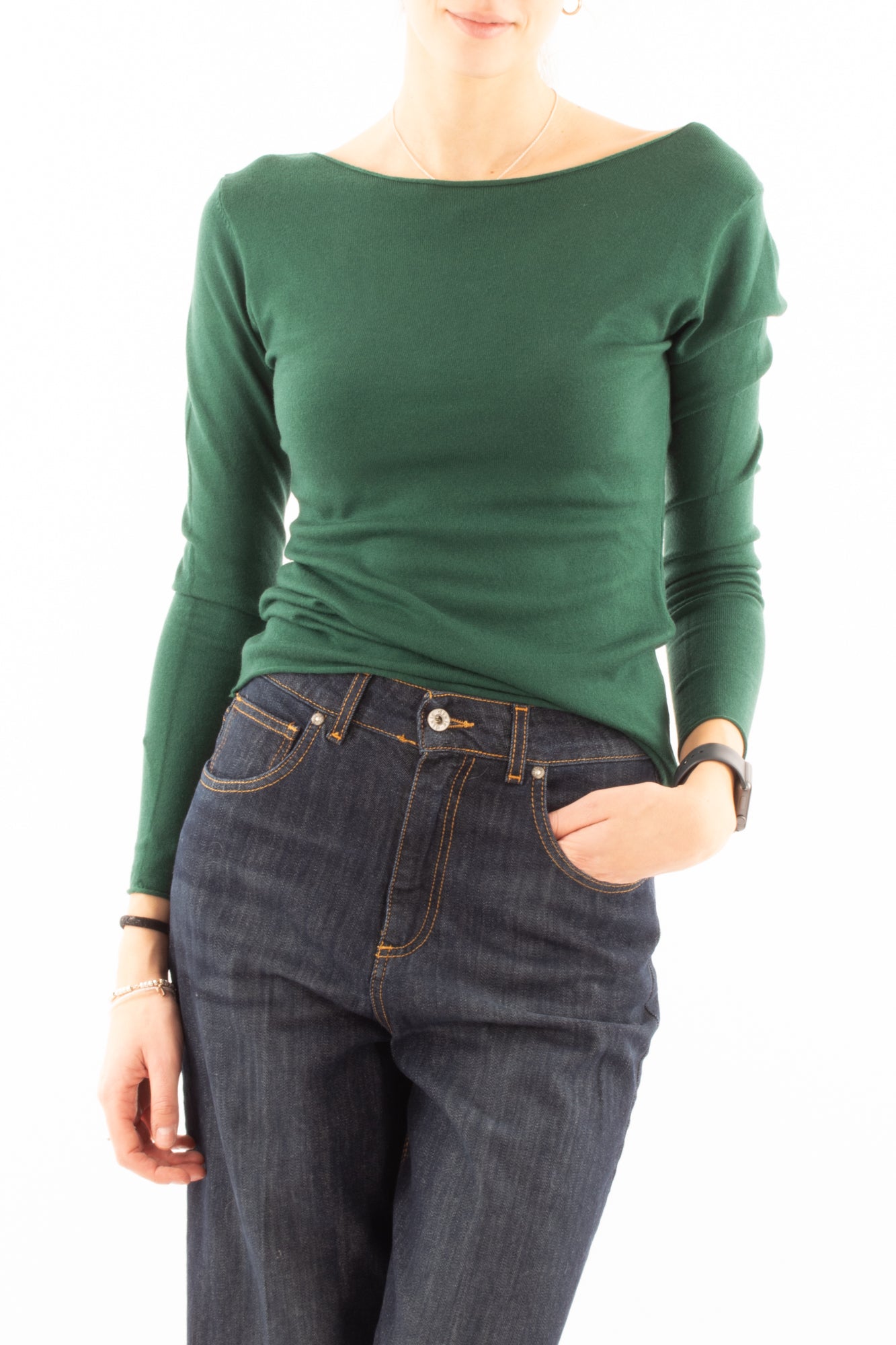 Maglia barca Susy mix - Verde