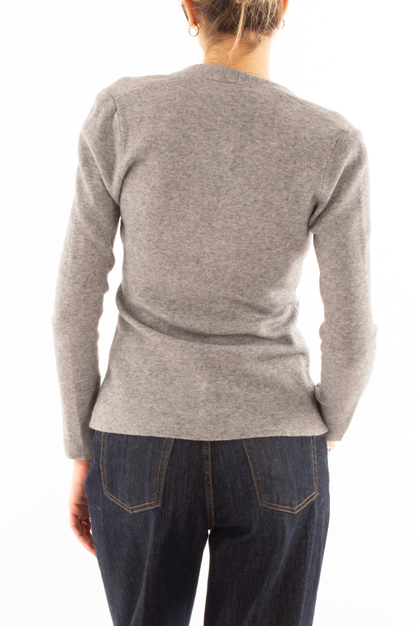 Giacca con taglio vivo Susy mix - Grigio