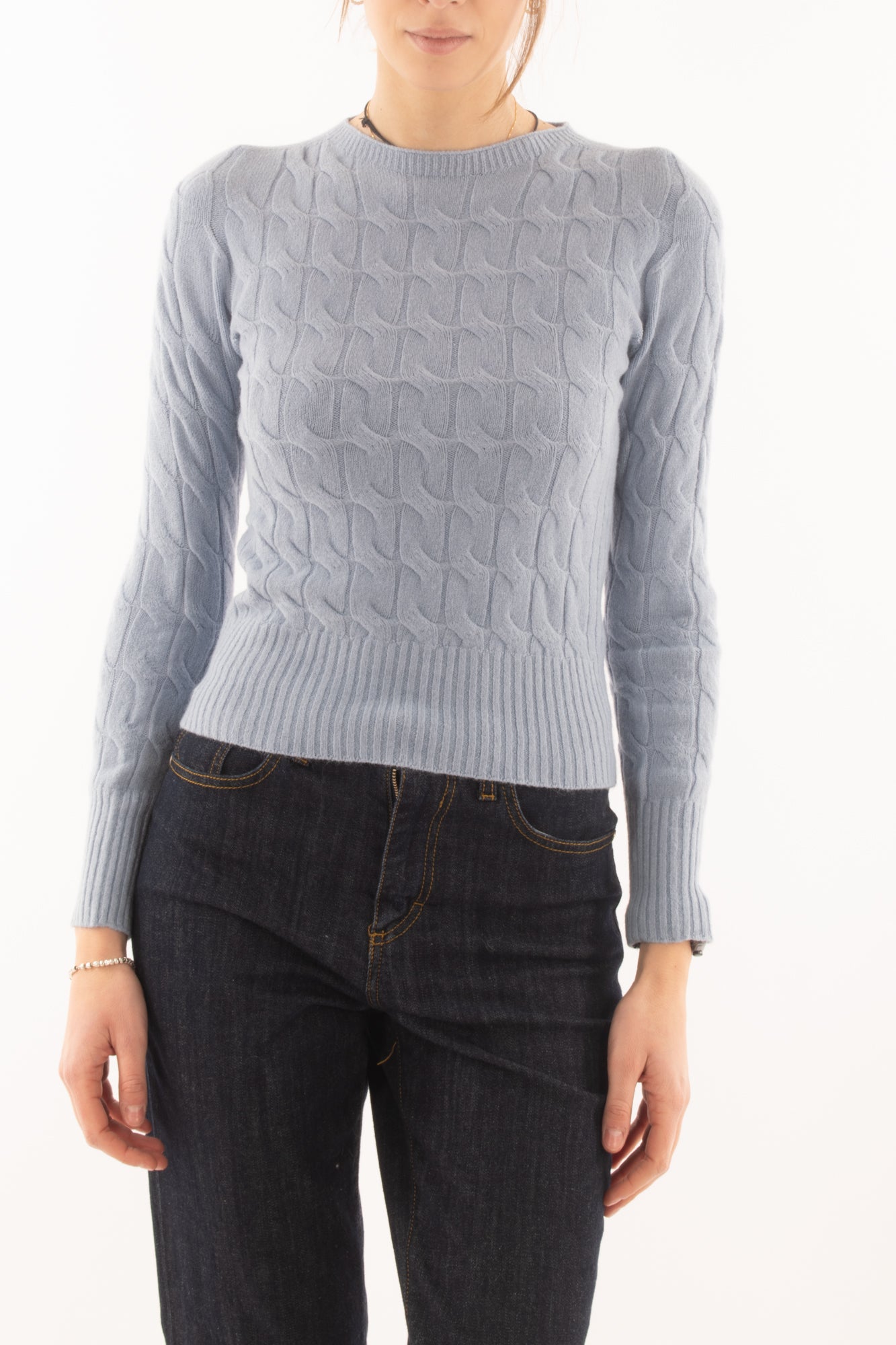 Maglione a treccia Susy mix - Carta da zucchero