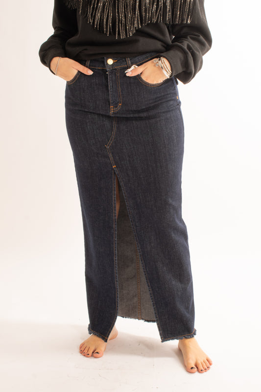 Gonna 3/4 di jeans Susy mix - Denim