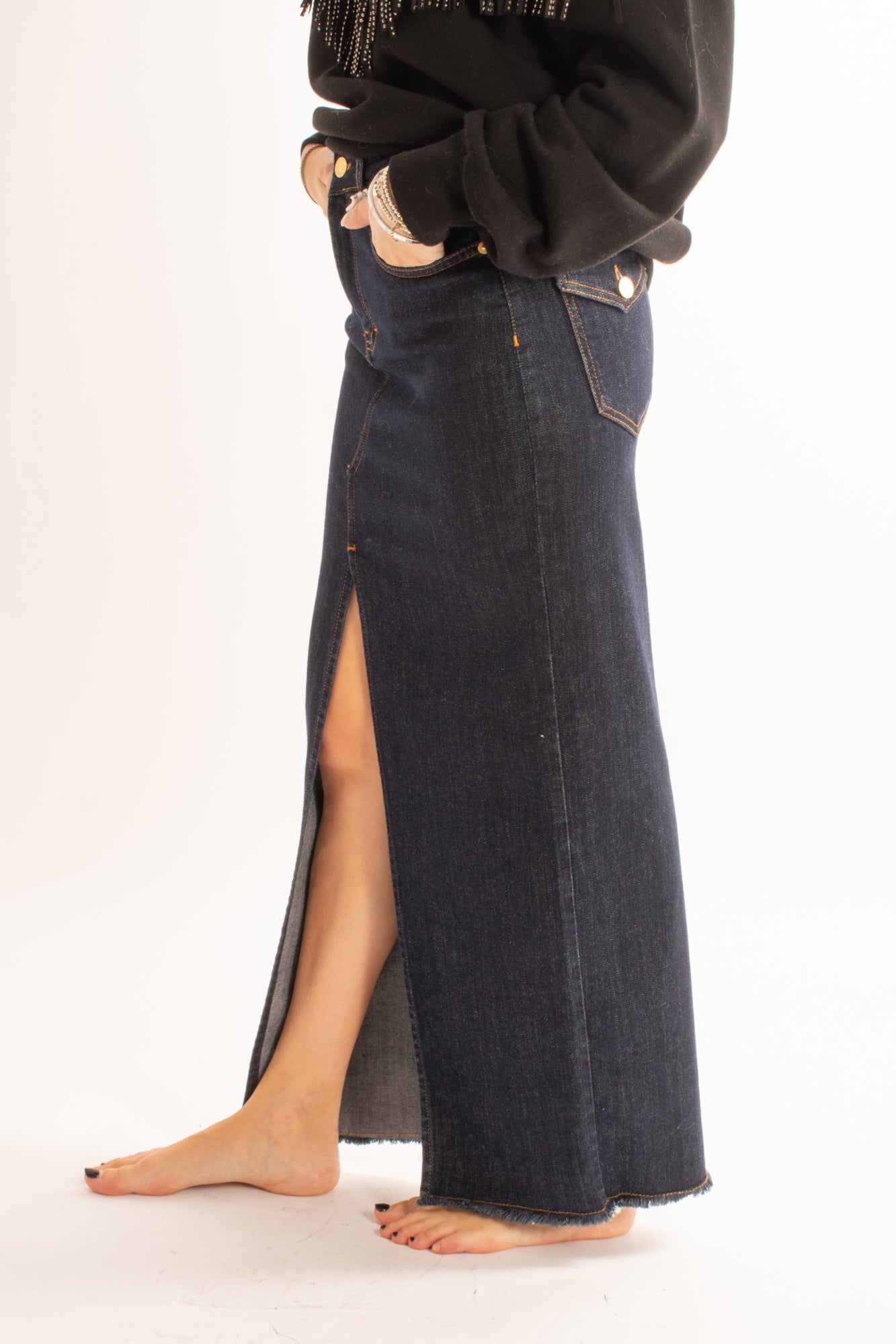 Gonna 3/4 di jeans Susy mix - Denim