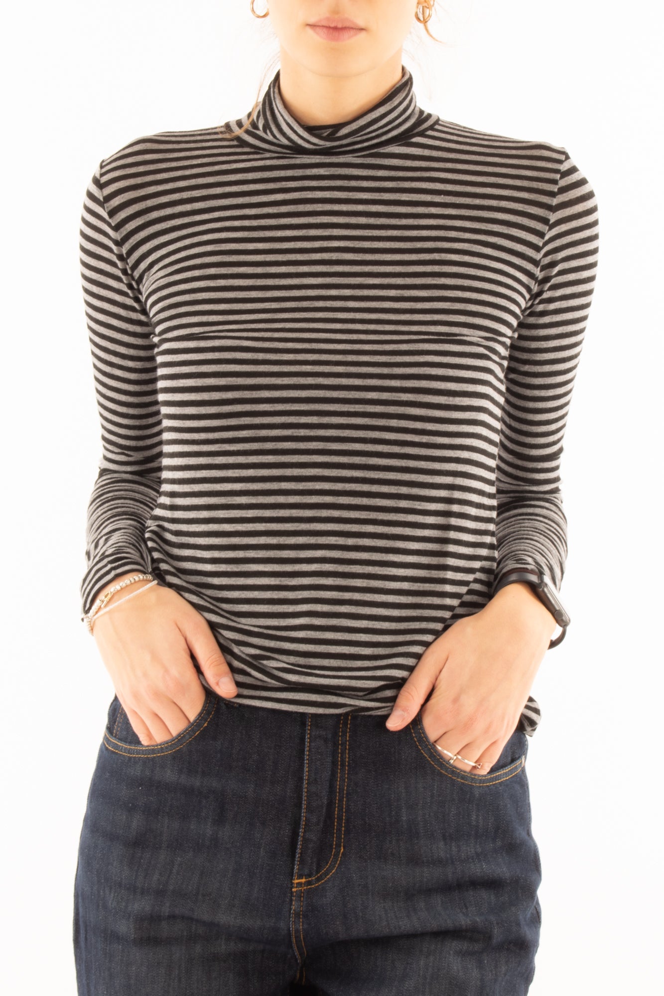 Maglia misto cashmere Susy mix - Grigio